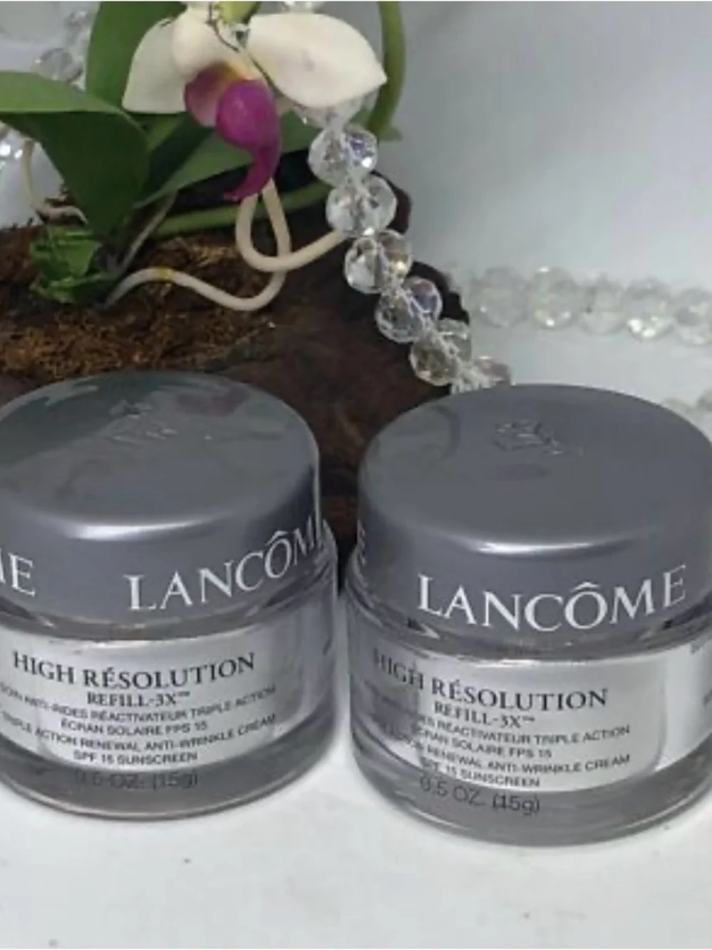 2 Lancome High Résolution Anti-Wrinkle Cream - Silver